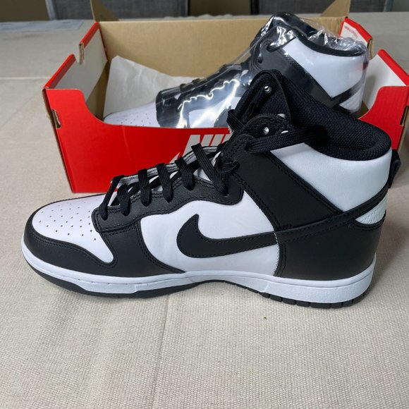 Nike Dunk High Retro Pandas Black/White Sz 9m/10.5w - Picture 3 of 8